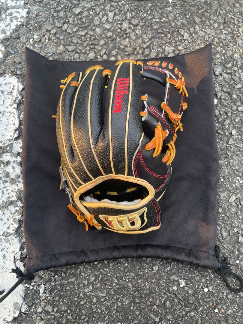 サクトラテツ 軟式 wilson 1723 オーダー ネーム刺繍なし