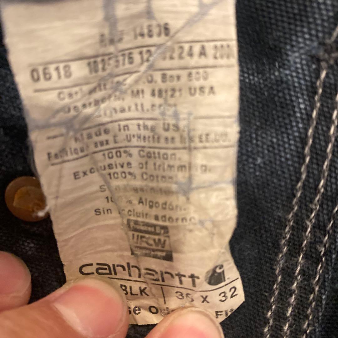 雰囲気抜群 carhartt USA製 ダブルニーペインターパンツ ボロboro