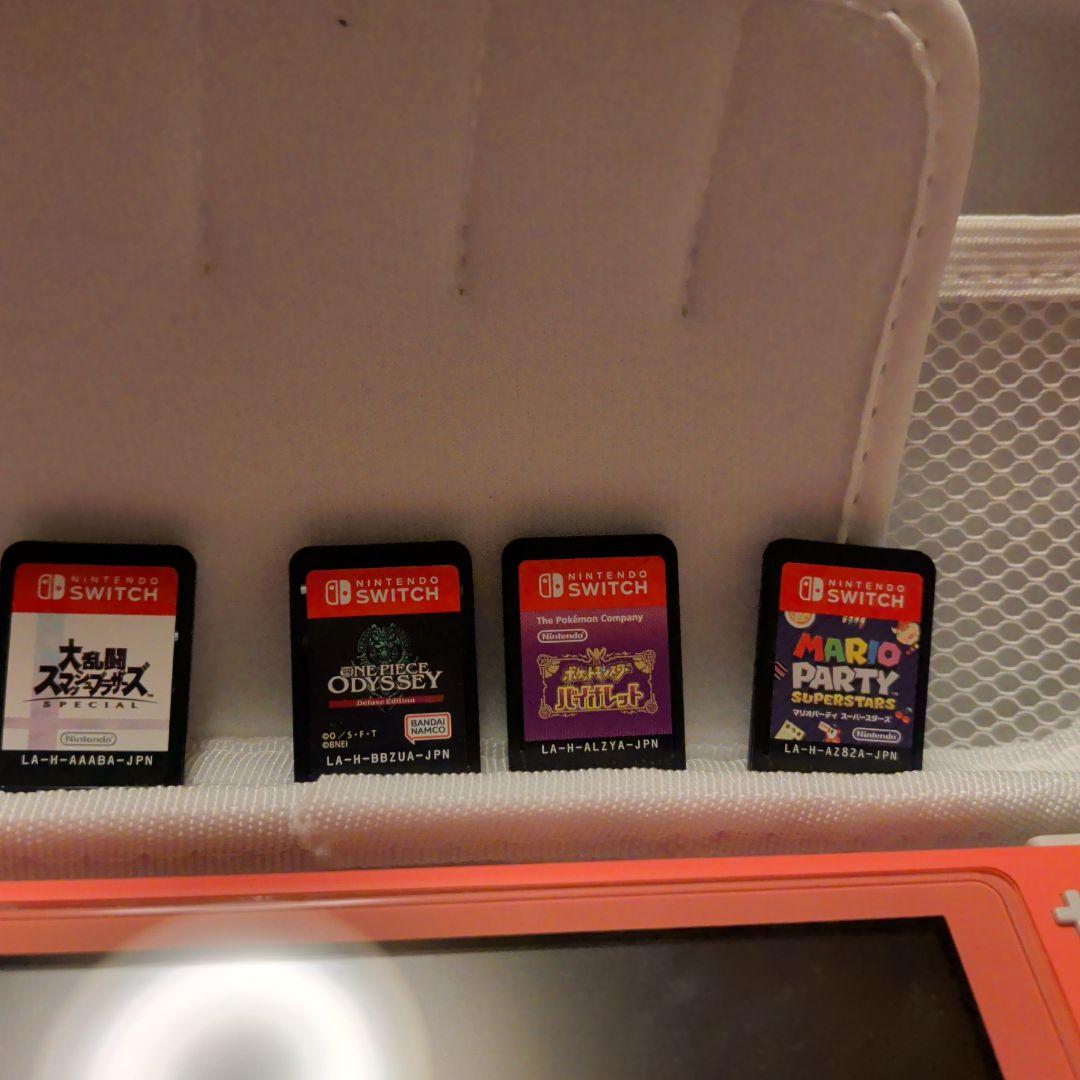 NintendoSwichlite ピンク　ソフト ケース　充電器　セット