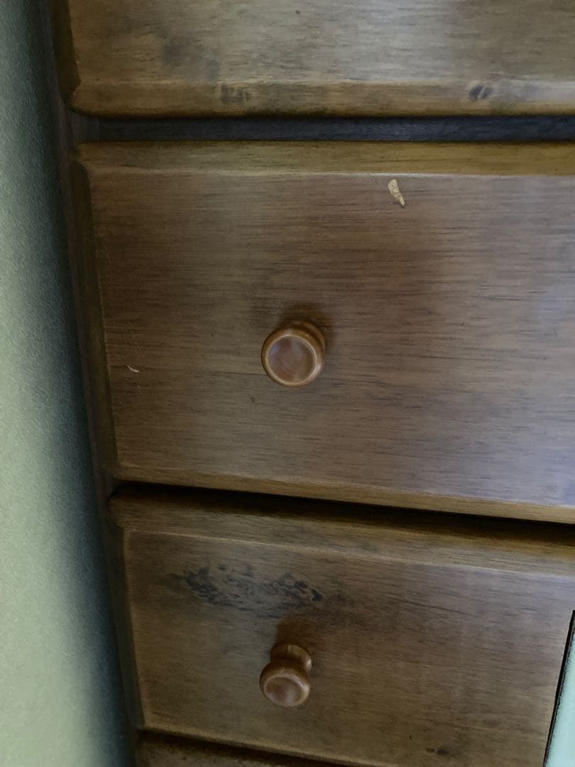 木製チェスト 7段 タンス　箪笥　ハイチェスト