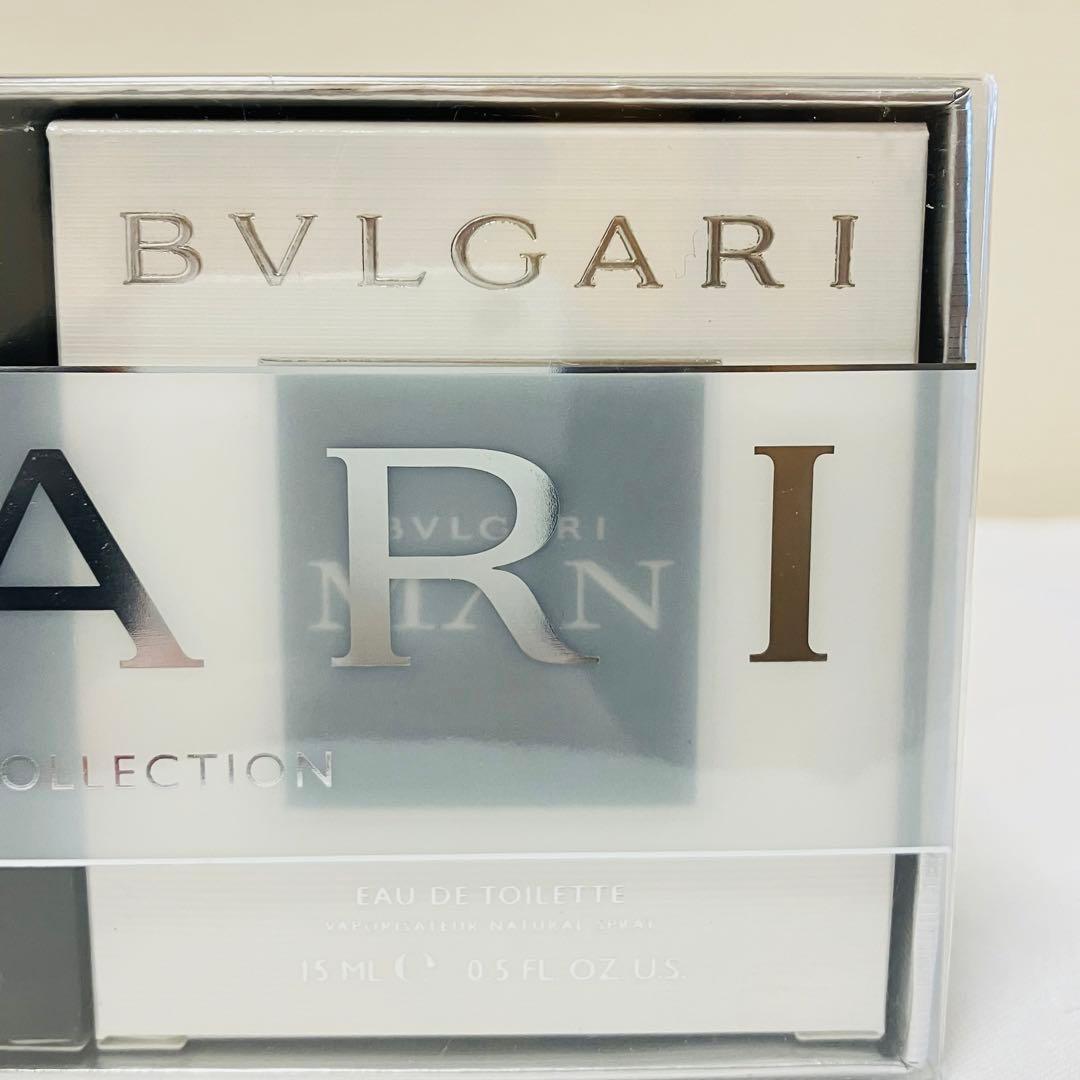 新品　ブルガリ　マン　トラベルコレクション　香水　15ml ３本セット