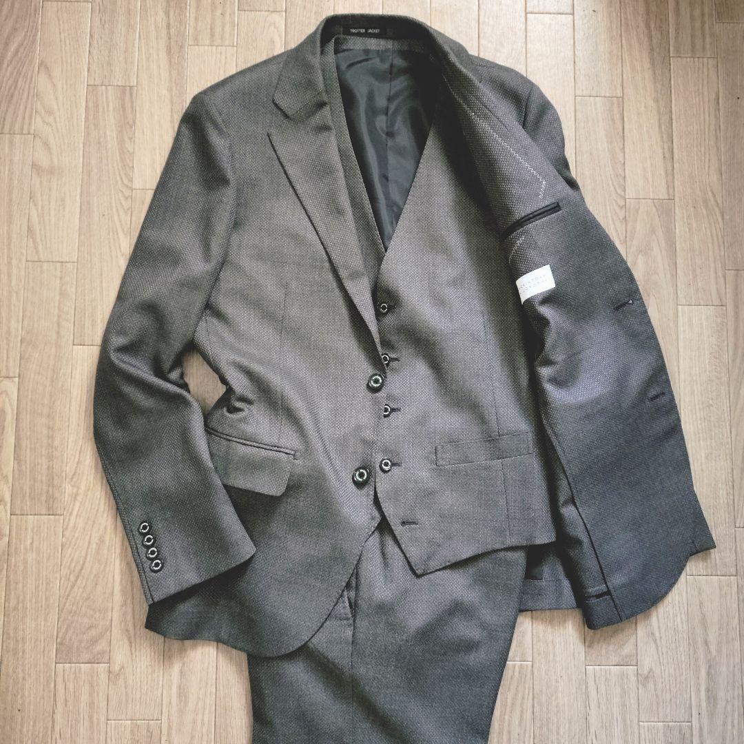 極美品 40R マッキントッシュフィロソフィー　TROTTER 3ピース