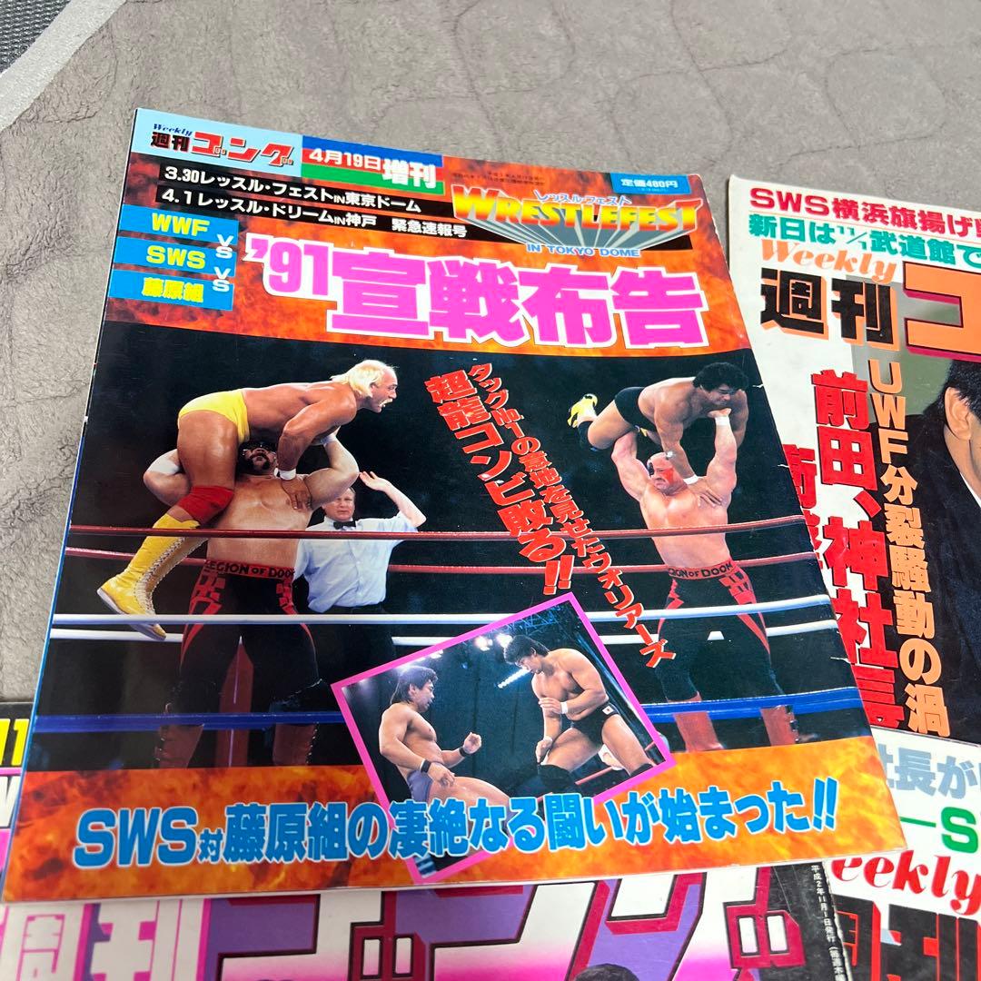週間ゴング15冊＋週間プロレス1冊　計16冊セット