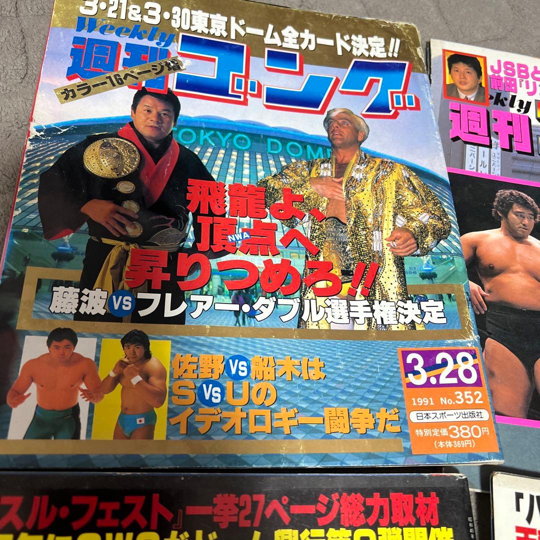 週間ゴング15冊＋週間プロレス1冊　計16冊セット