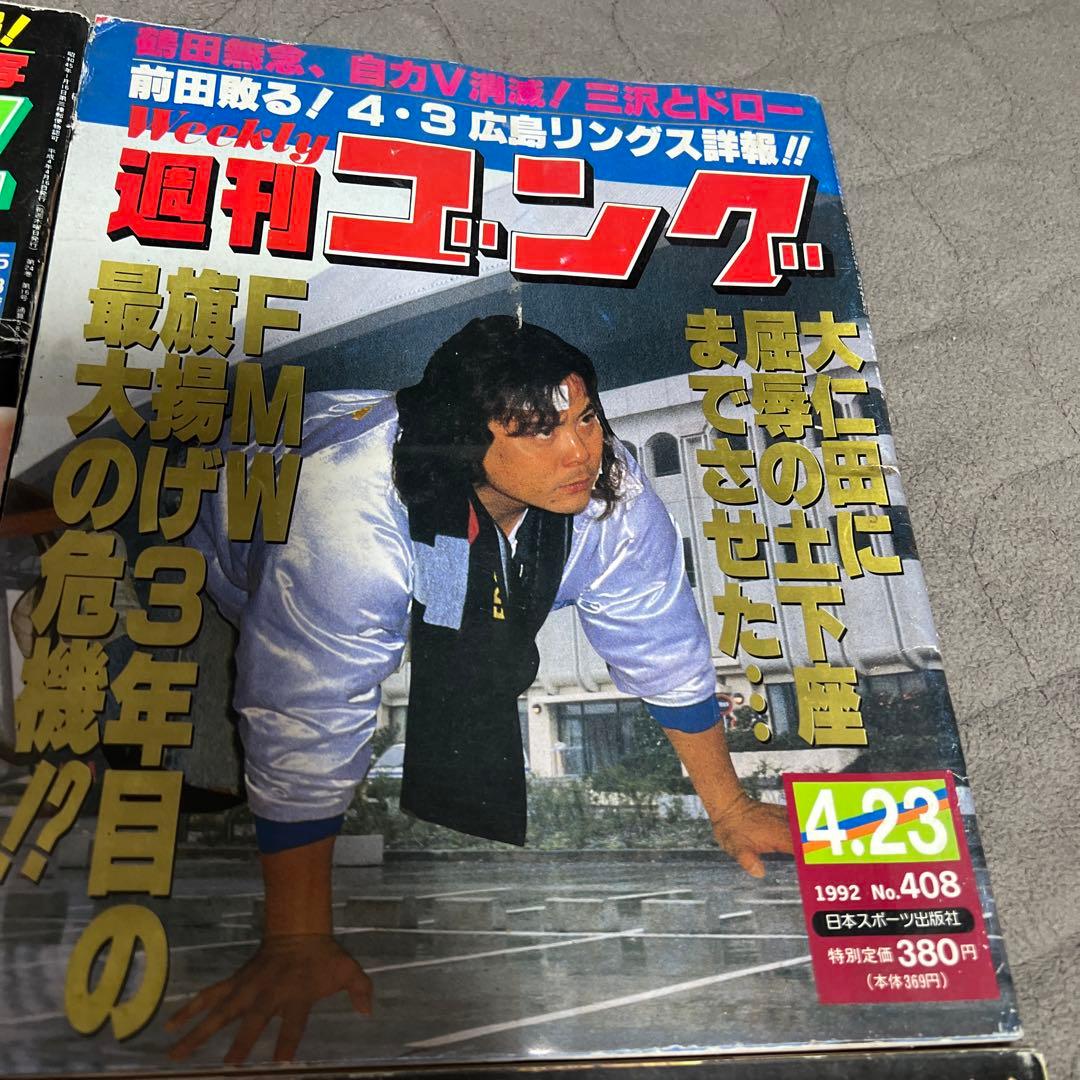 週間ゴング15冊＋週間プロレス1冊　計16冊セット
