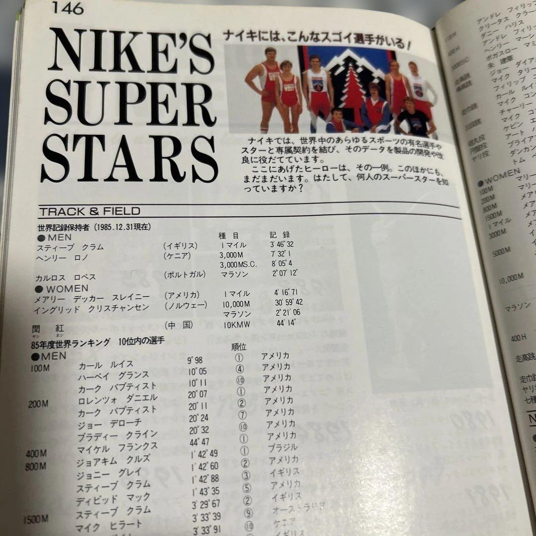 NIKE ナイキ オフィシャルハンドブック1987年 ナイキジャパン発行激レア