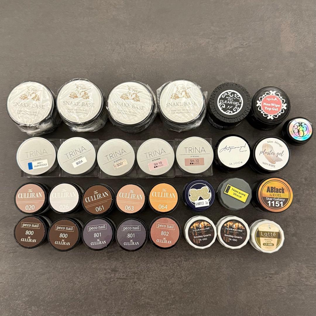 美品 クリア・カラージェル30個セット！まとめ売り プレゼント付♪