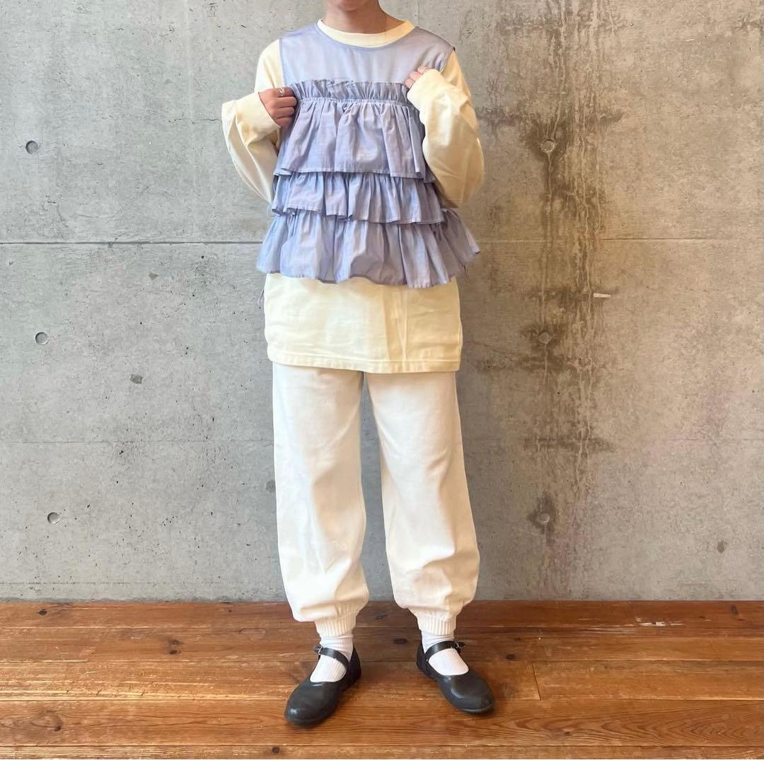 【ビュルデサボン】Ｔ／Ｃカールマイヤー furifuriベスト ブルー