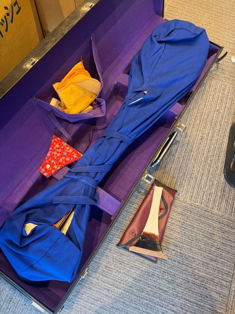 三味線　本体　ケース　バチ