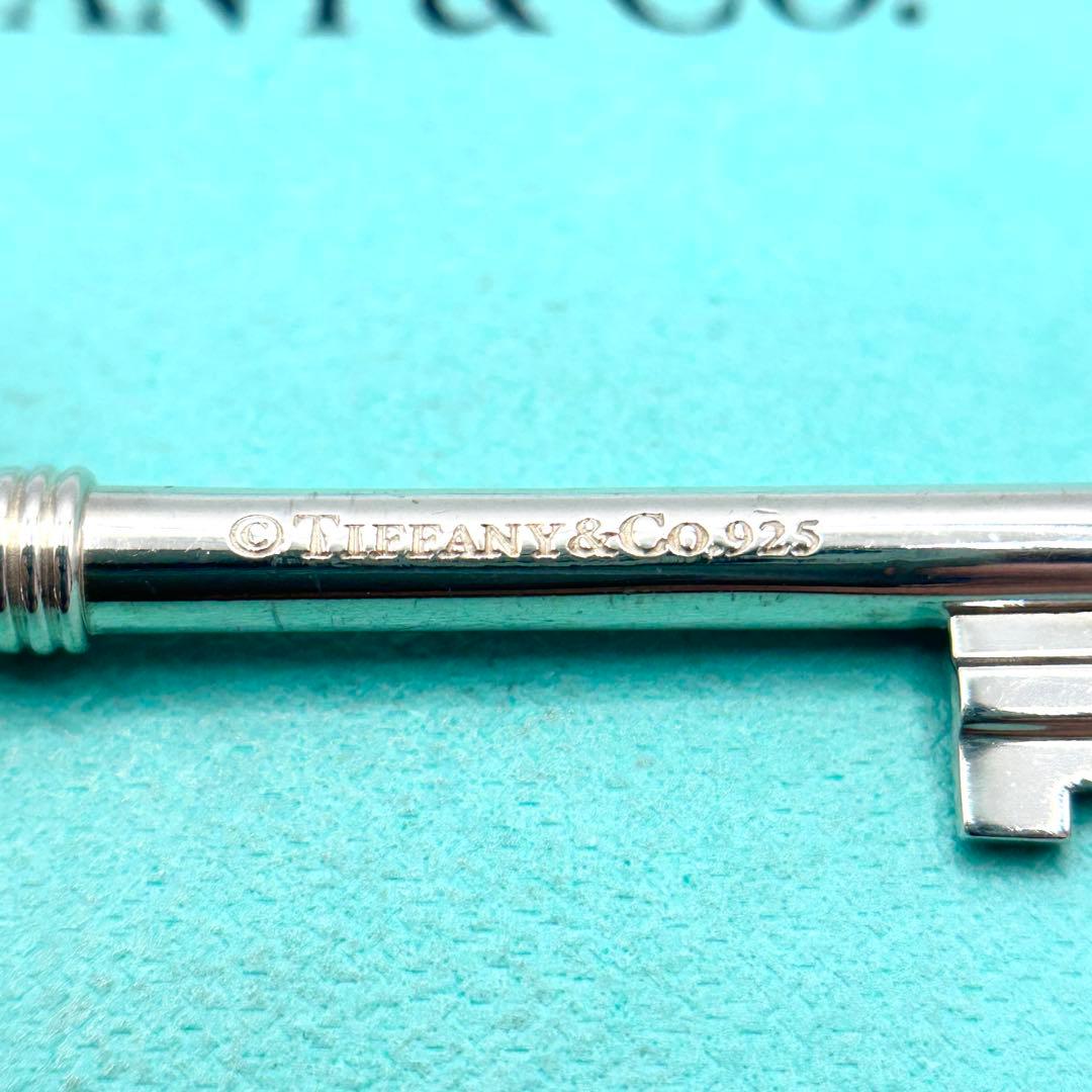 美品　ティファニー　オーバルキー　ラージ　ネックレス　シルバー　社外チェーン