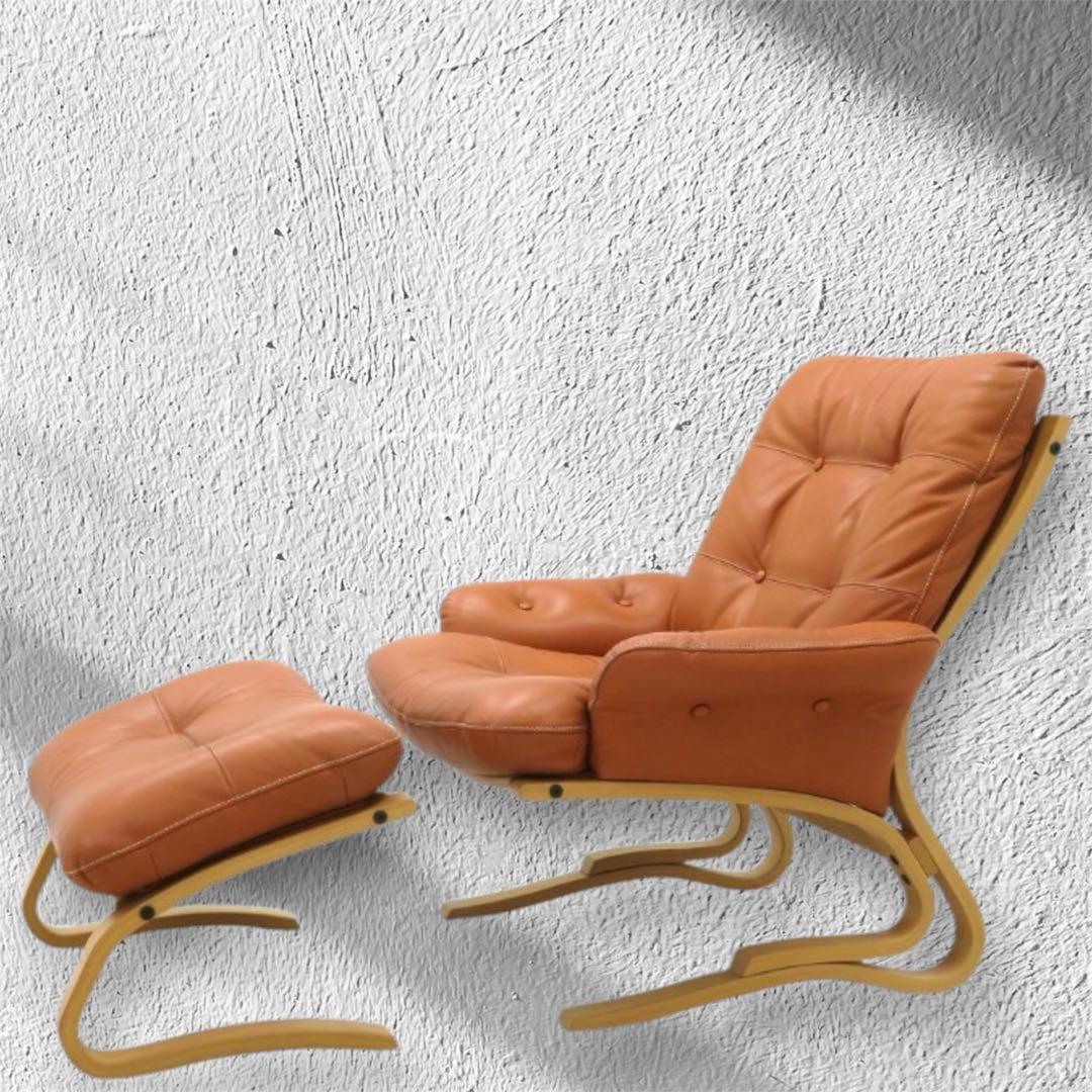 予約済　【週末限定2万円引き】カリモク　本革　レザー　ラウンジチェア