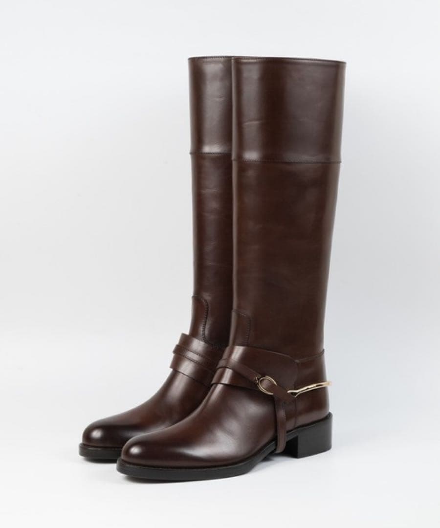 サルトル SARTORE ジョッキーブーツ ブラウン 38