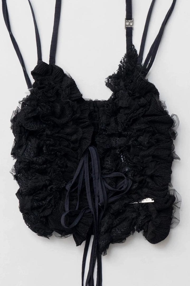 トップス PRANK PROJECT Mesh Tulle Halter Top