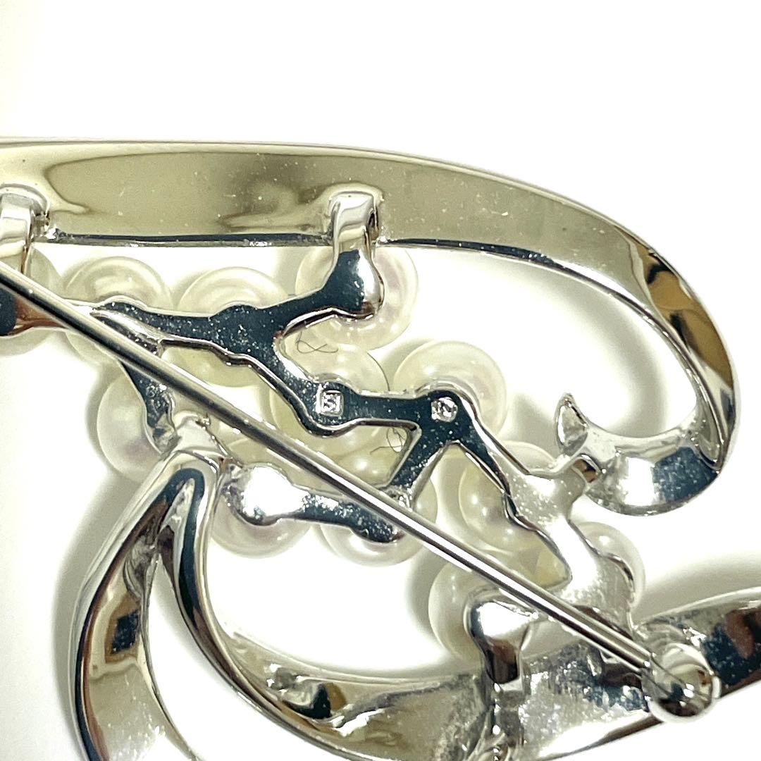 希少 皇室御用達 MIKIMOTO ミキモト アコヤ真珠 パール ブローチ