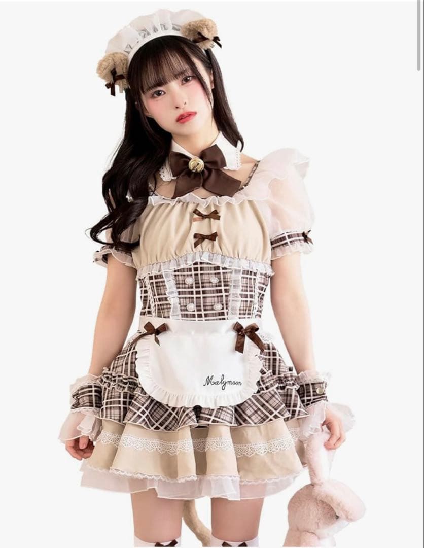 Valentine ロイヤルチェックキティメイド【Malymoon】即発送可値下