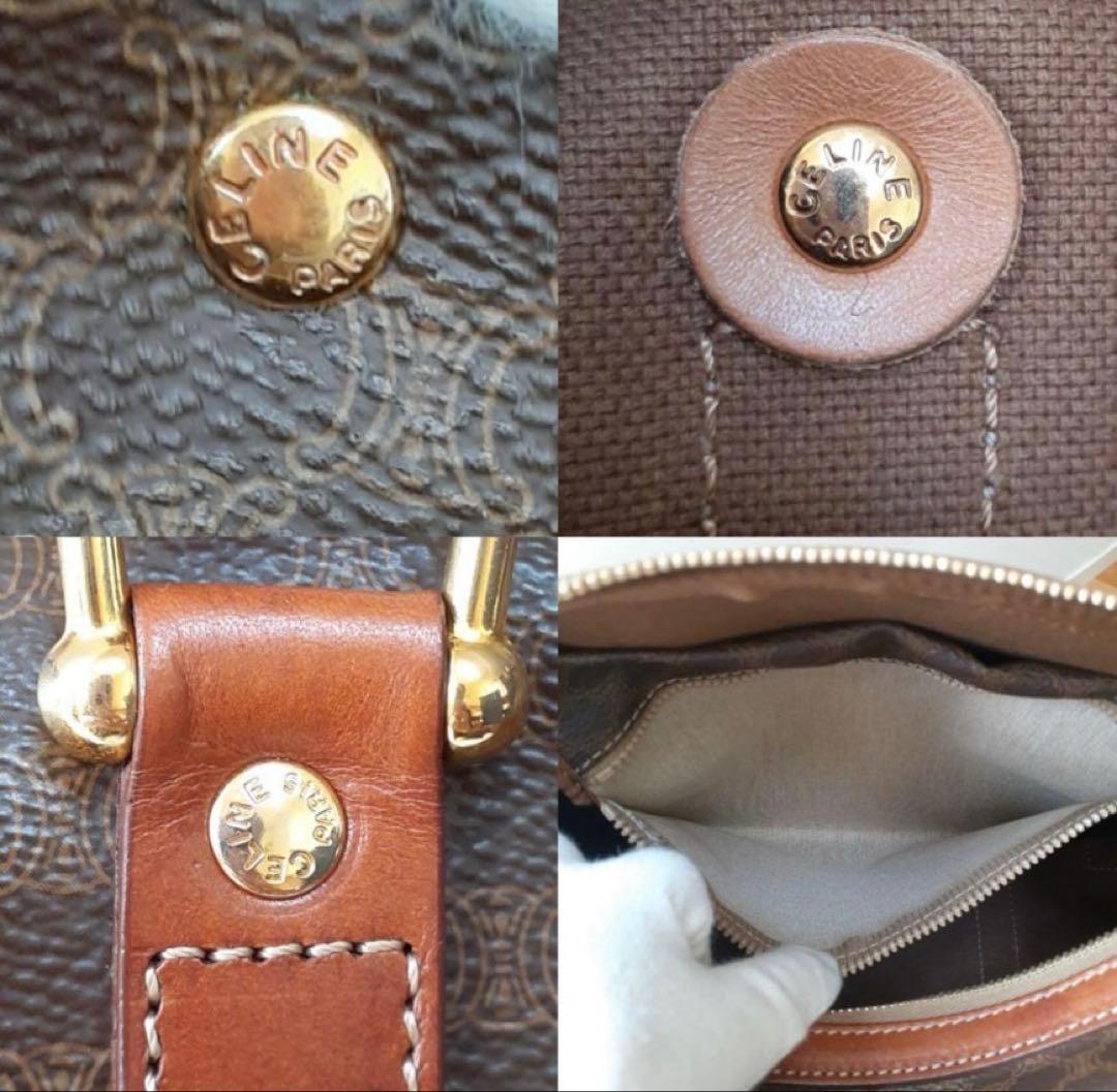 値下げ中！CELINE セリーヌ　トリオンフ　ミニボストンバッグ　マカダム