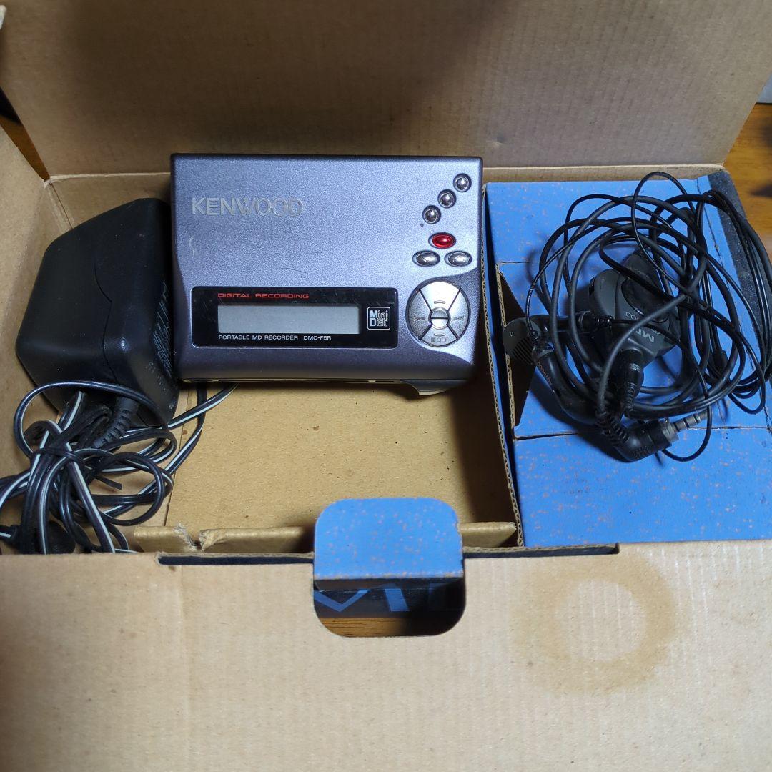 ジャンク　KENWOOD DMC‑F5R ポータブルMDレコーダ