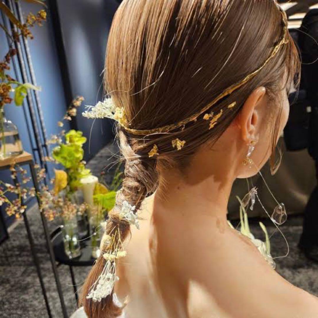 Pluie ホーン　クラウン　結婚式　ヘアアクセサリー　ウエディング