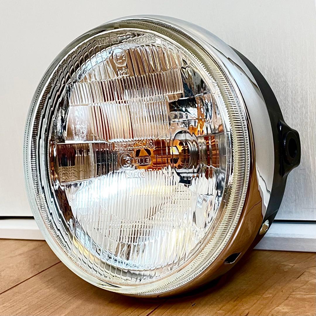 当時物 シビエ 凹み ヘッドライト 極美品 CIBIE マーシャル