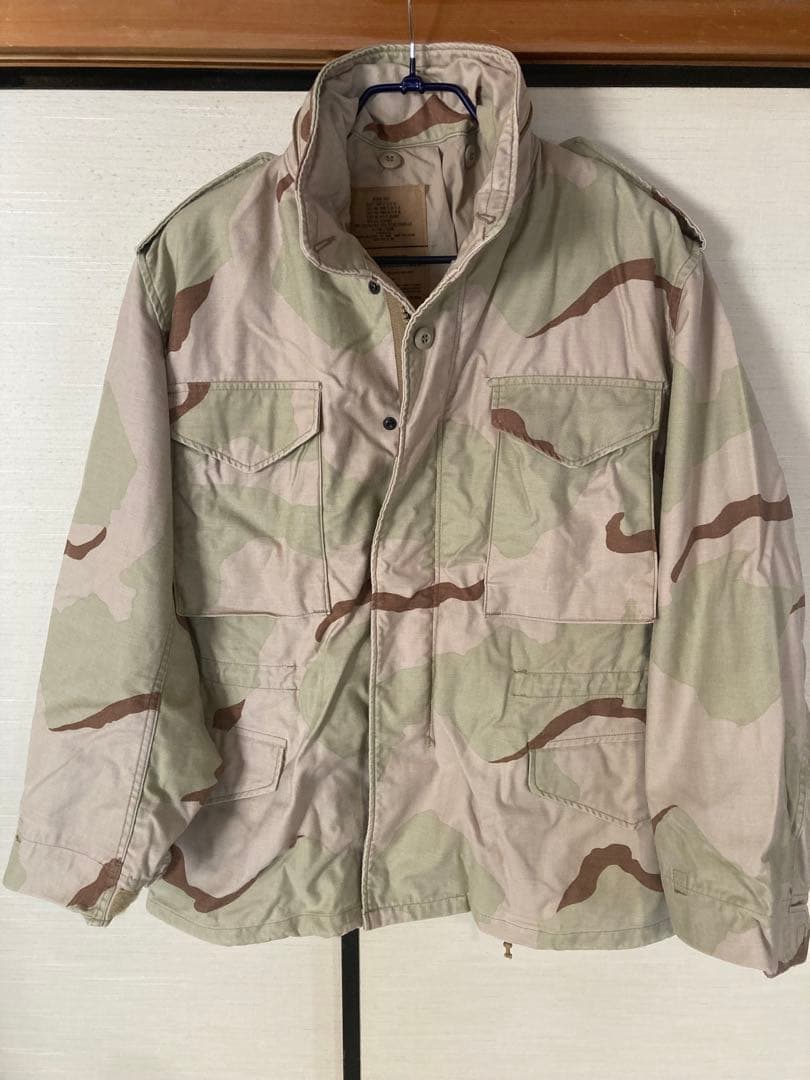 米軍実物　希少サイズ　M65フィールドジャケット　3C デザートカモ　M-S
