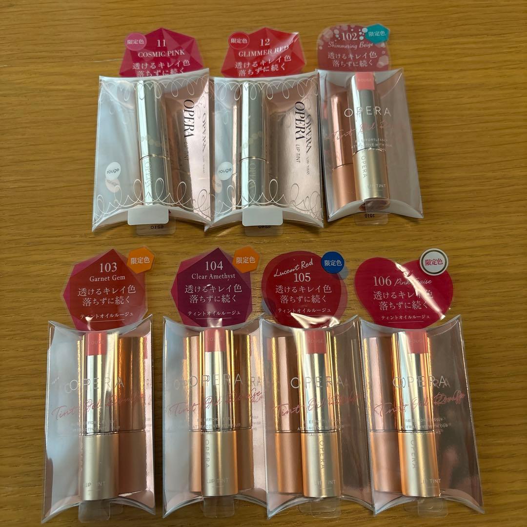 新品　オペラ　リップティントN 限定色　７本セット