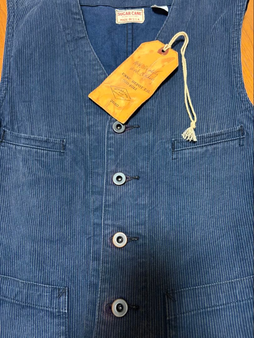 【さだはる 】MADE IN USA シュガーケーンベスト