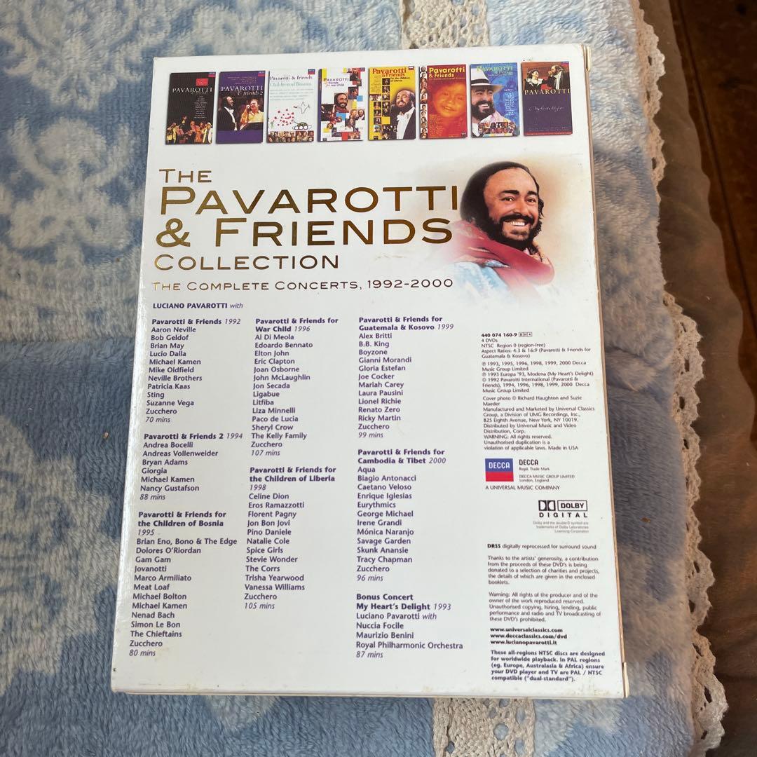 Pavarotti & Friends DVD ４枚セット　パバロッティ