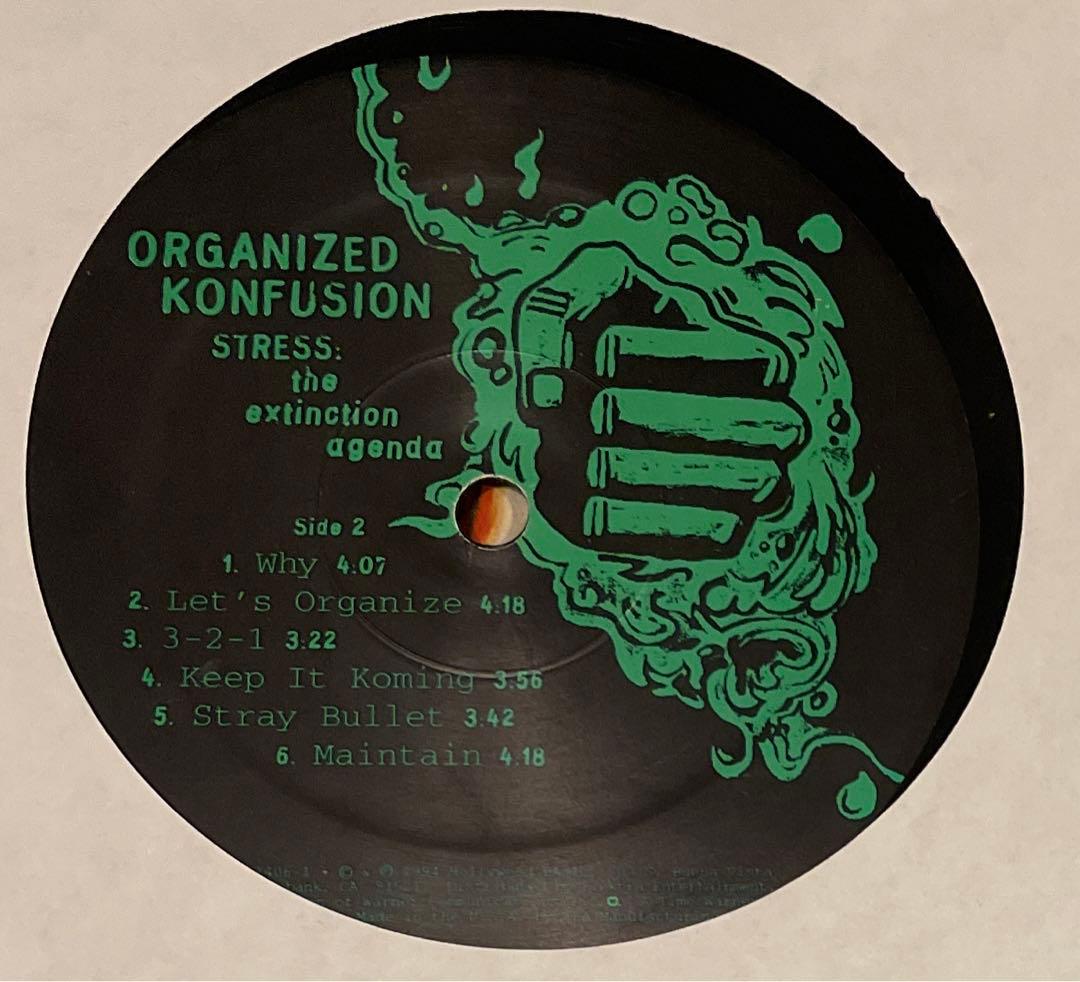ORGANIZED KONFUSION STRESS レコード　USオリジナル