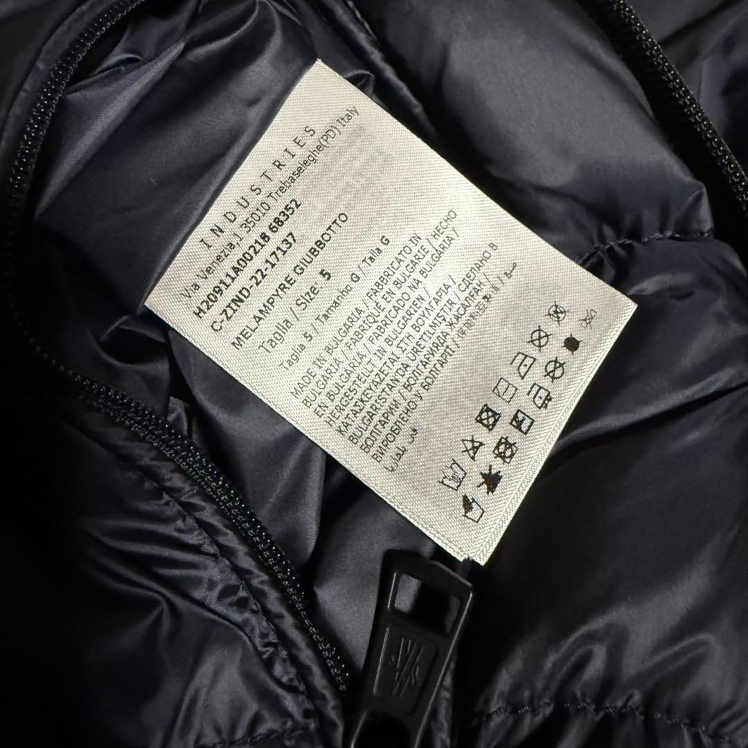 専用品　MELAMPYRE トリコロール フーデッド ダウンジャケット