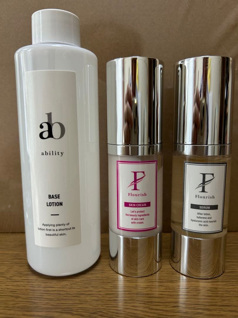 【新品、未使用】abilityアビリティ化粧品スキンケア3点セット