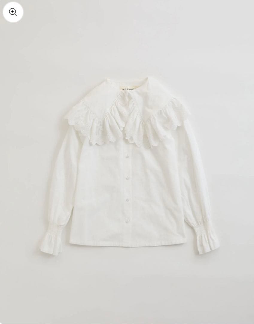 シンゾーン　レースカラーブラウス　フリルシャツ　完売品