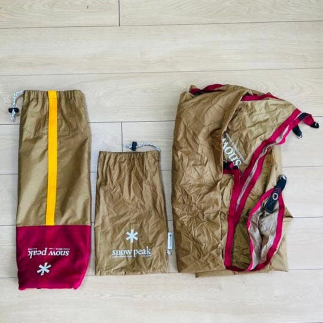  peak ライトタープ ペンタ シールド、ライトタープポール付き