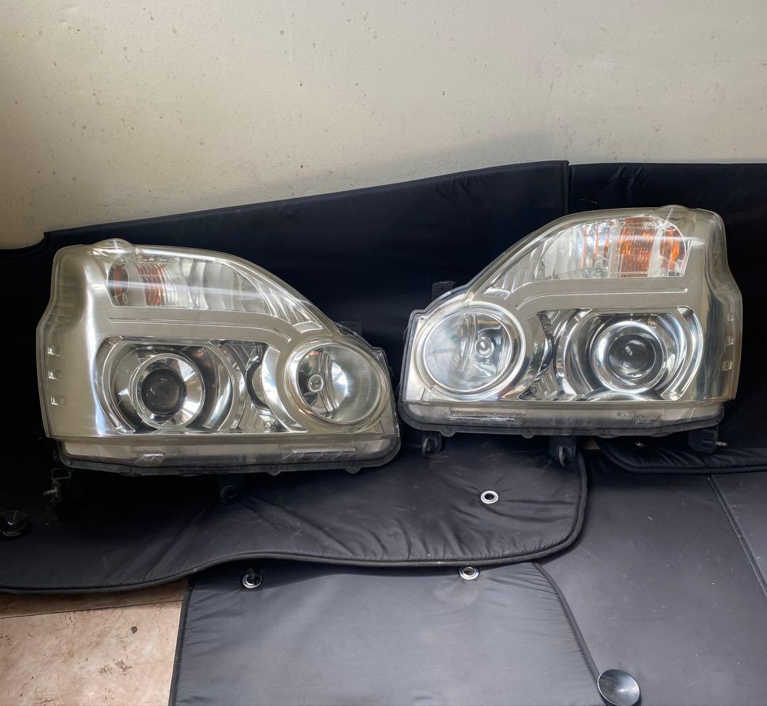 日産 エクストレイル T31 HIDヘッドライト左右セット 純正コーティング済み
