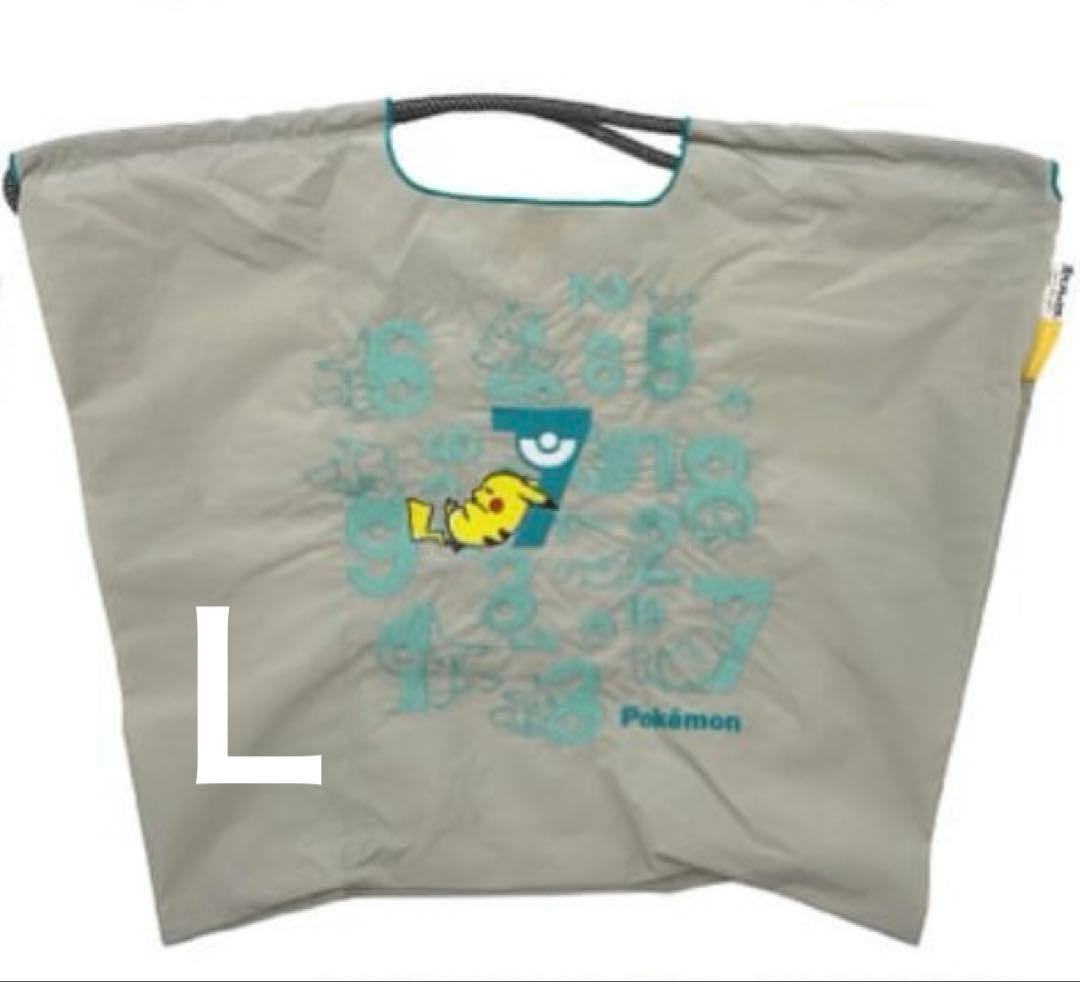 ボールアンドチェーン ポケモン エコバッグ Ｌライトグレー
