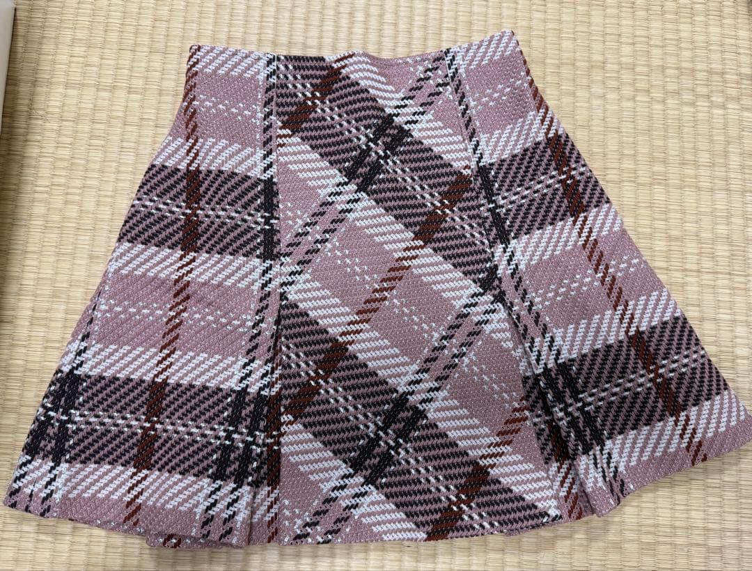 SNIDEL スナイデル ロービングチェックスカート