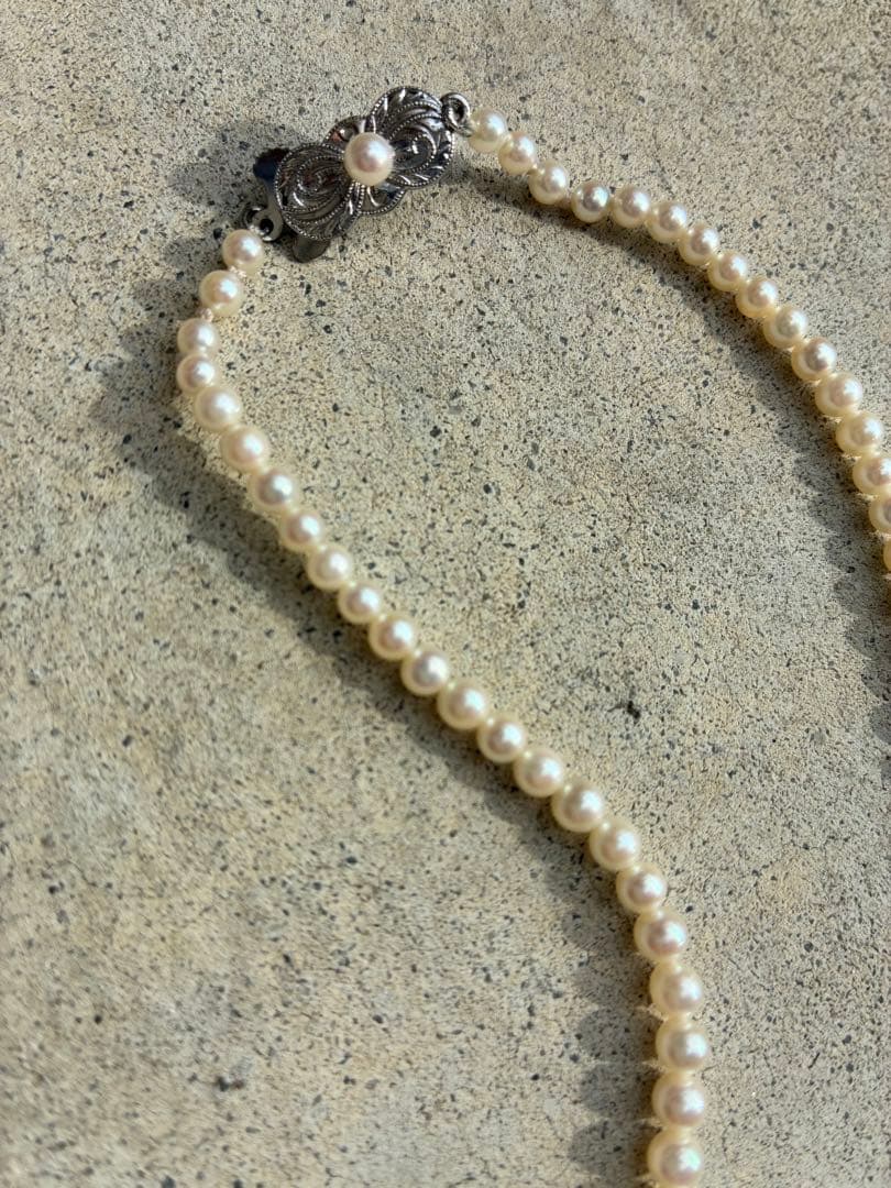 け*ゃ様 MIKIMOTOミキモト　パール　シルバー　ネックレス　ペンダント　s