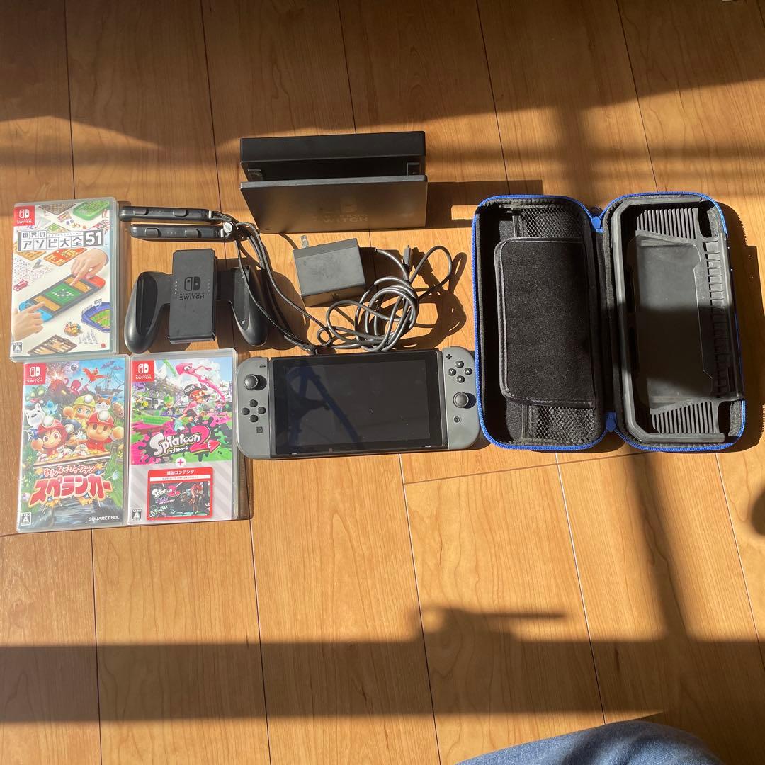 Nintendo Switchマイクロsd入り＋ソフト3本付き