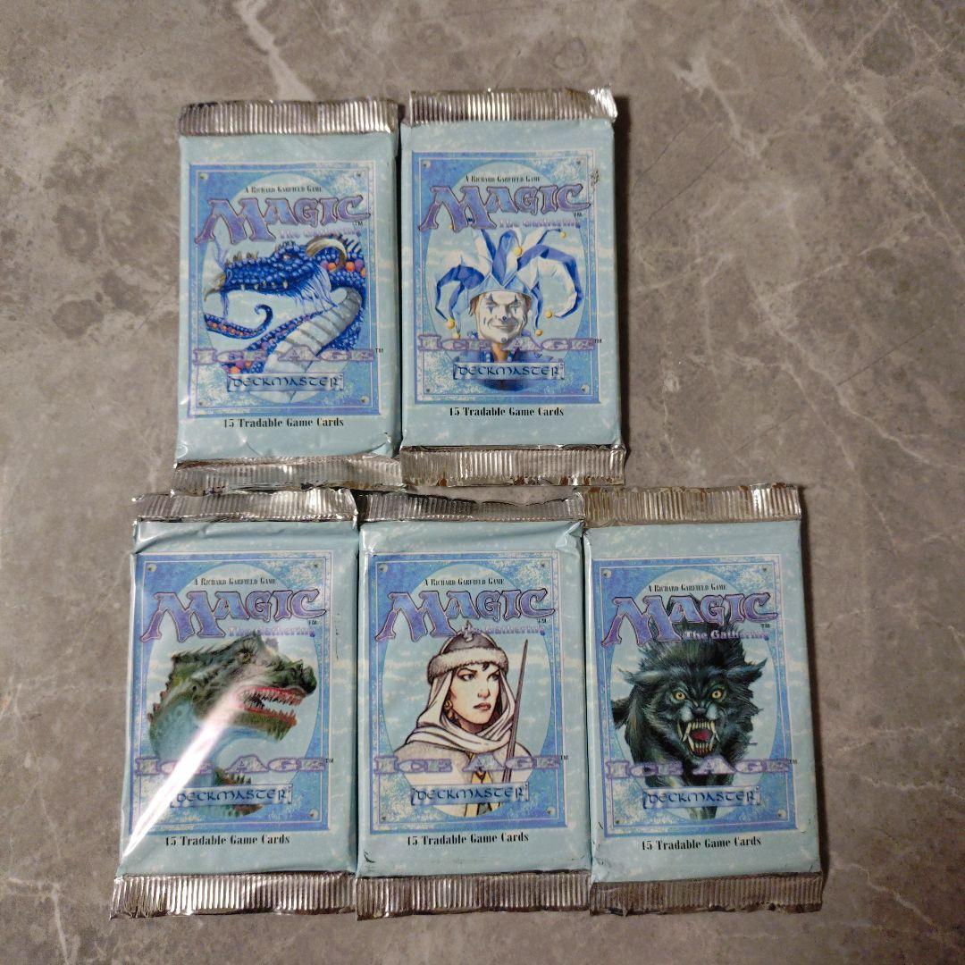 アイスエイジ　ICEAGE　MTG 未開封　ブースターパック５個セット②