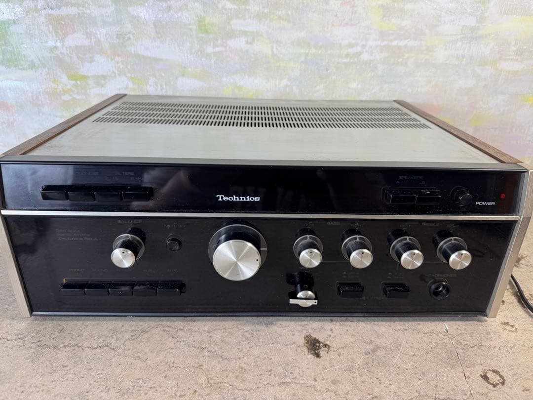 N*i様 Technics SU-50A 通電OK 木製ケース付 Bランク