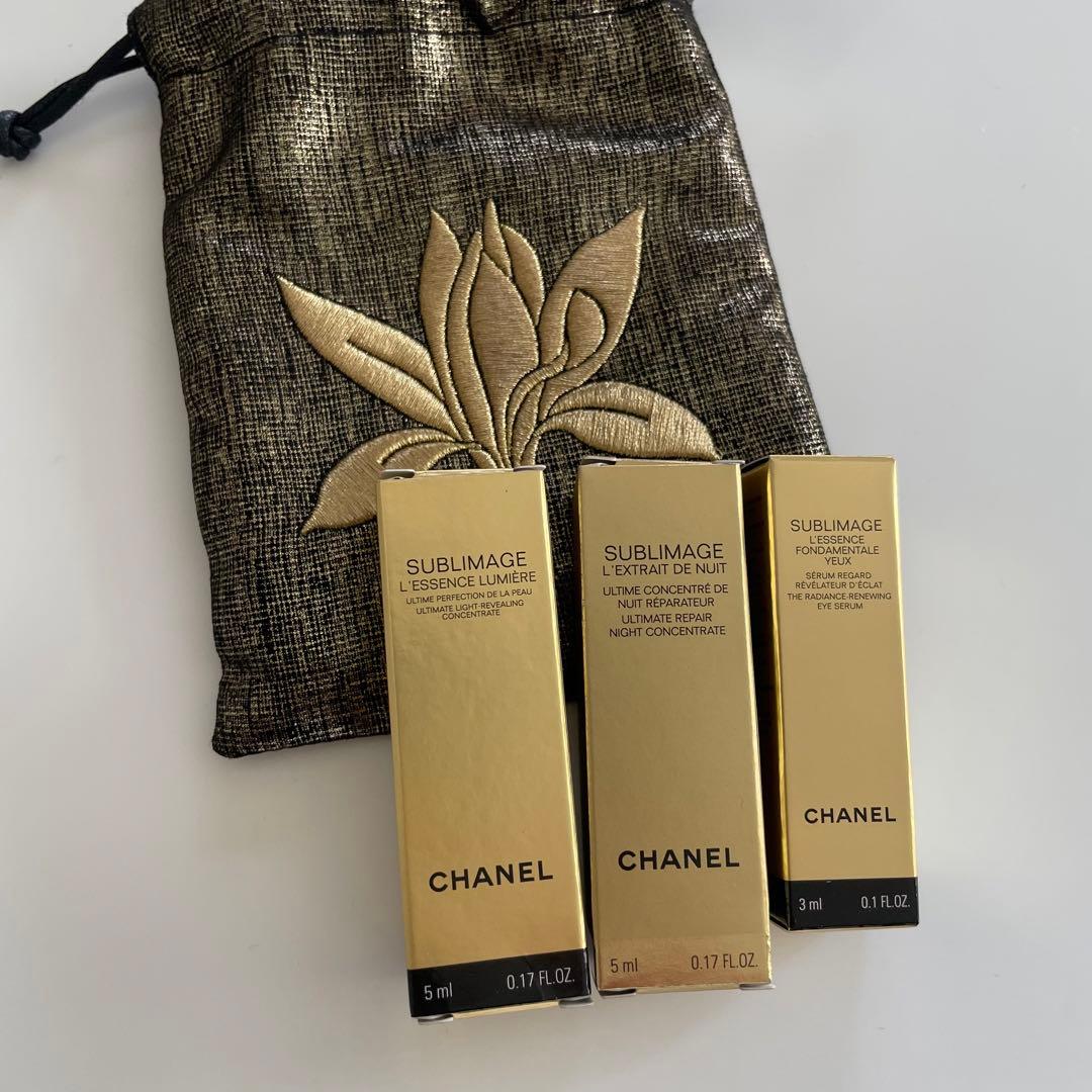 【新品】CHANEL サブリマージュ 限定サンプルセット 巾着付き