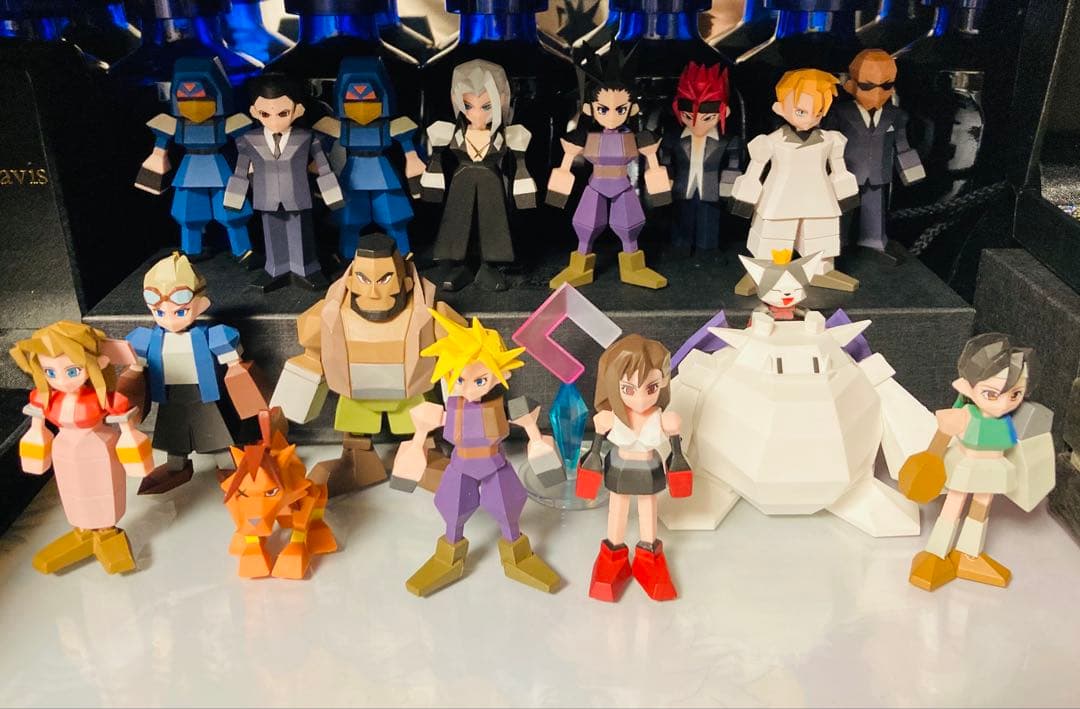 FF7 一番くじ ポリゴンフィギュア G賞 セット