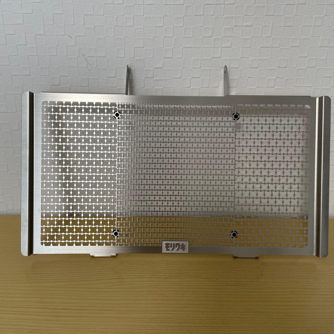 CB400SBモリワキラジエーターコアガード シルバー