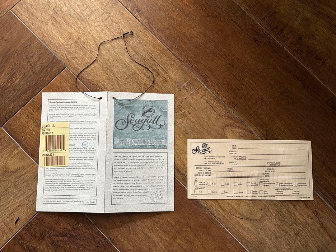 Seagull S6 Folk アコースティックギター