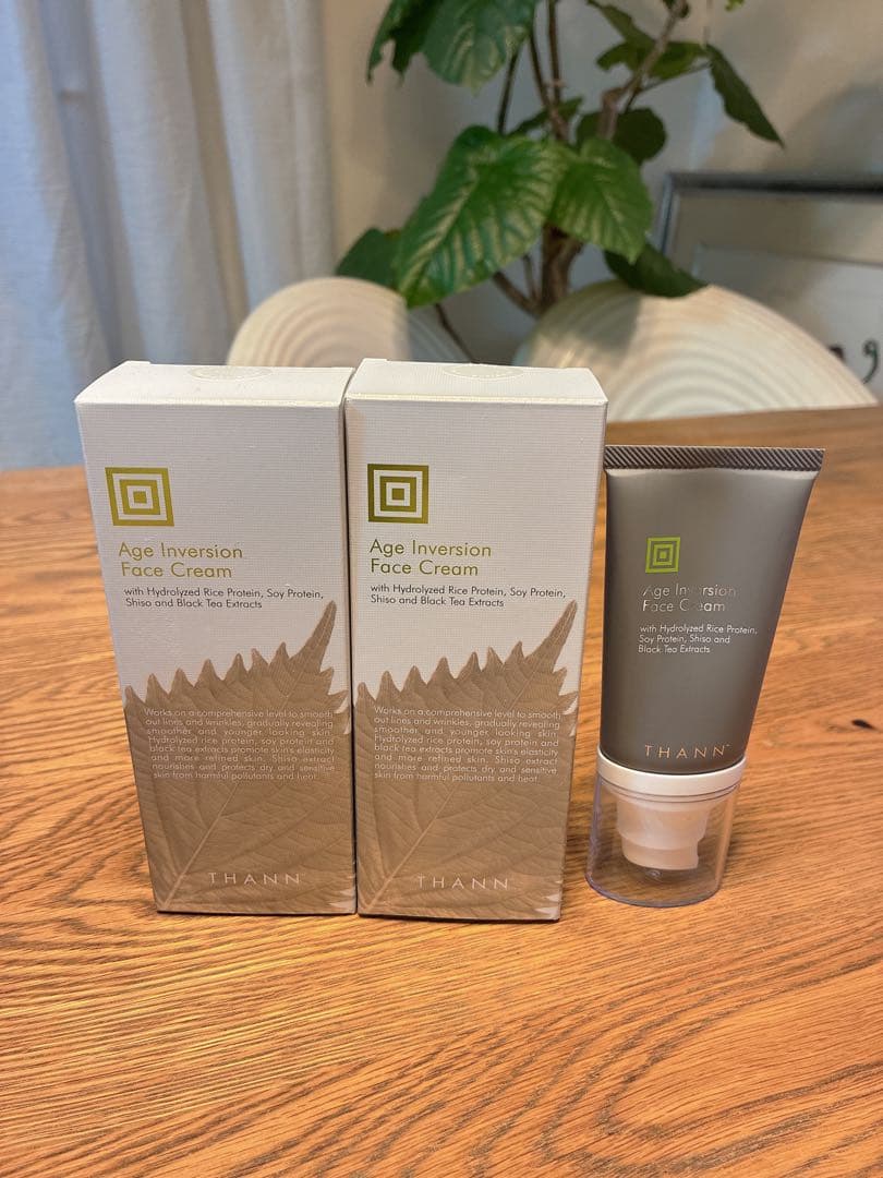 THANN フェイスリッチクリーム2本セット総額13400円程　敏感肌SHIRO