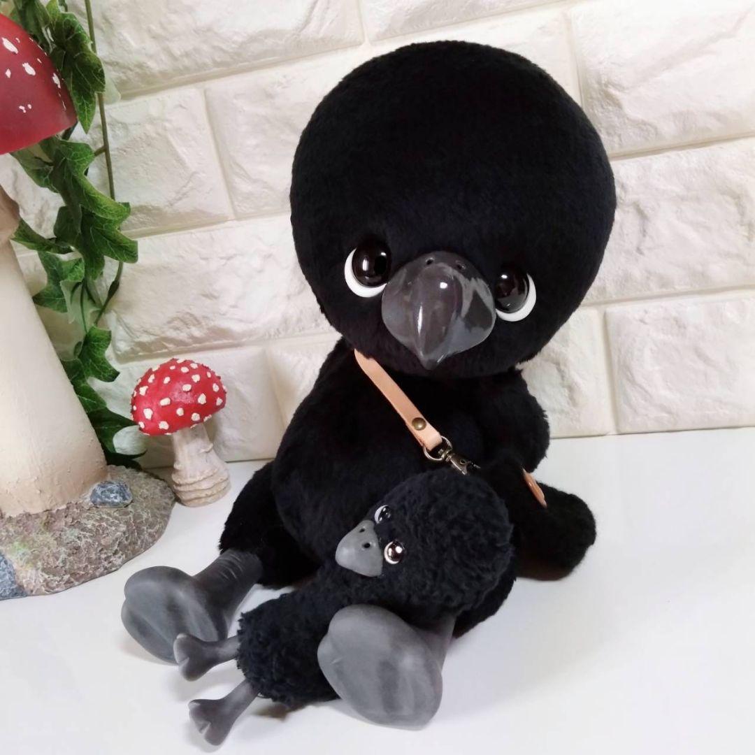 アートドール✽5ジョイント✽カラスのかーくん✽超特大サイズ