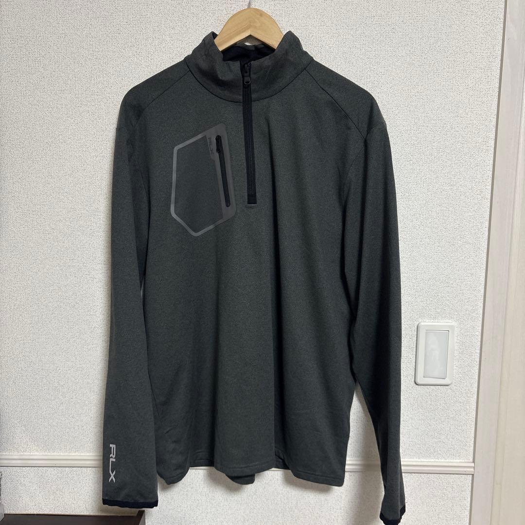RLX　ラルフローレン　ハーフジップ　シャツ　長袖　ゴルフ　メンズ　L