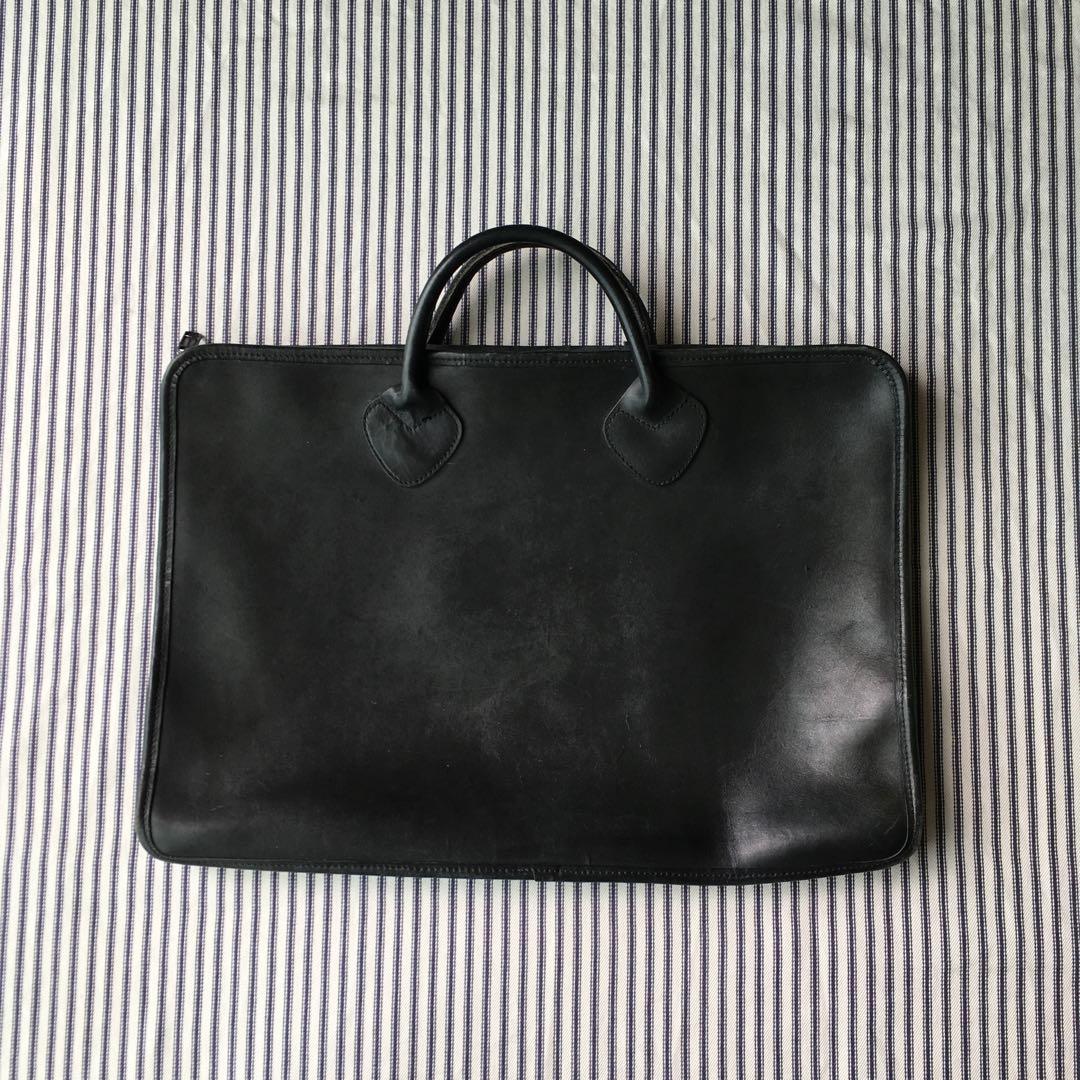 maimai 80's L.L.Bean ブリーフケース 黒レザー