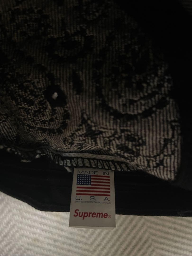帽子 Supreme Bandana Jacquard Denim Camp Cap