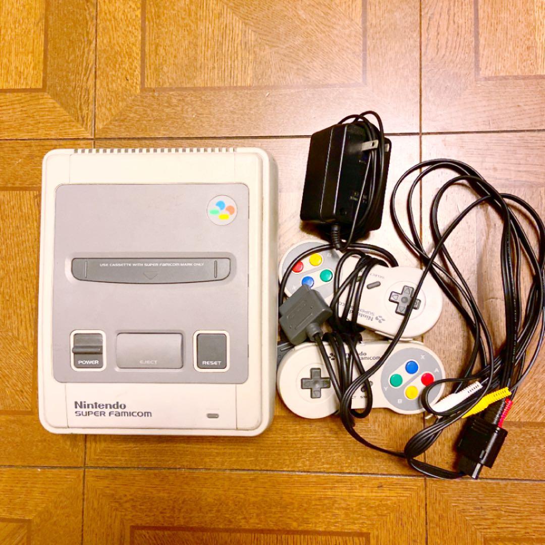 スーパーファミコン本体　カセット付き　ドンキーコング　他