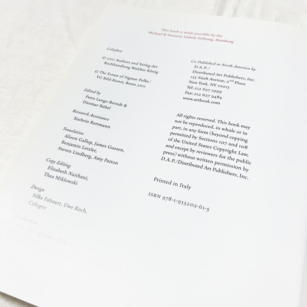 シグマー・ポルケ Polke: We Petty Bourgeois! 作品集.